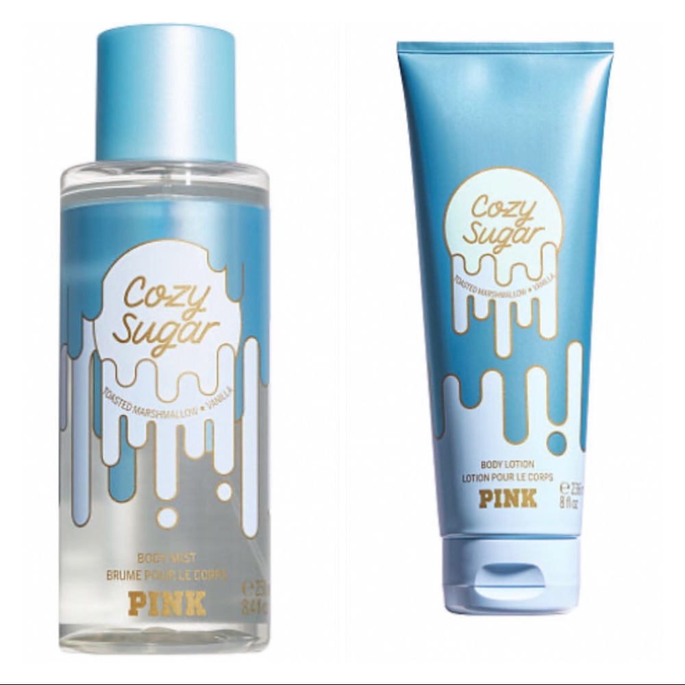 PINK *NEW* body lotion + body Mists.